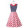 50s Women Vintage Evening Party Sleeveless Dress